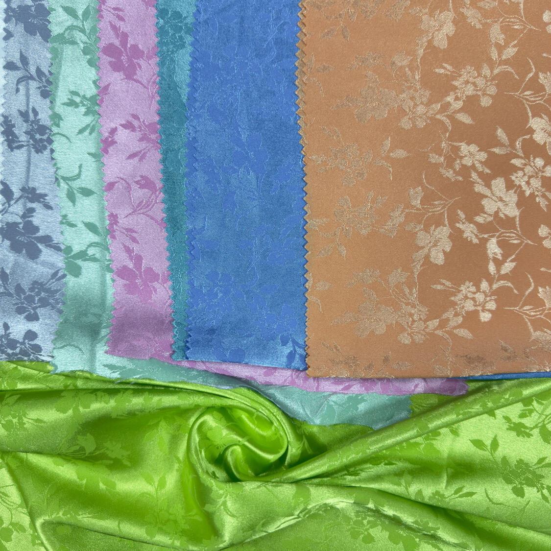 Satin spandex jacquard (100gsm)